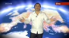Jiří Macháček moderuje počasí na Nově