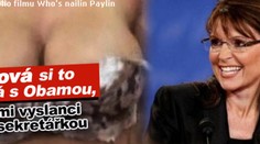 Dvojnice Palinové na lechtivém videu jako chlípnice v barvách USA