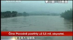 Počet obětí záplav a sesuvů na jihu Číny vzrostl na 90