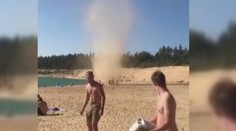 Na jihu Čech kvůli vedrům řádili rarášci. Natočili je v pískovně