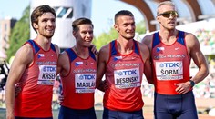 Česká štafeta na MS vylepšila národní rekord. Na medaili ale nedosáhla