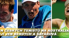 Do 2. kola na Australian Open postoupili jen Berdych a Šafářová