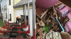 Maminka vyndala dítě z postýlky. Za chvíli se do ní proboural přívěs