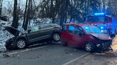 Hromadná nehoda na Jihlavsku. Silnice je uzavřena, na místě jsou zranění