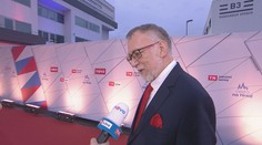 Jaroslav Bašta přijíždí na debatu do televize Nova