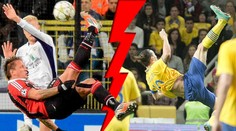 Mexes napodobil Ibru. Který gól byl krásnější?
