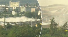V Praze odstřelili tramvajovou vozovnu, exploze trvala deset vteřin