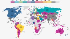 MAPA: Nejoblíběnější auta všech zemí světa. Oktávka překvapila