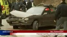 VIDEO Z POLICEJNÍ KAMERY: Policejní honička, pachatel dopaden!