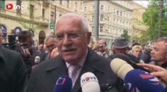 Prezident Klaus: Jako čtyřletý jsem pomáhal stavět barikády