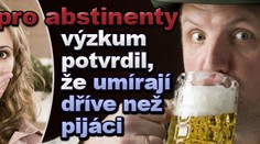 Šok pro abstinenty: výzkum potvrdil, že umírají dříve než pijáci