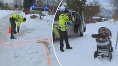 Auto dostalo smyk a vrazilo do kočárku! Dítě skončilo na silnici