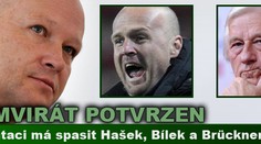 Potvrzeno: Reprezentaci povede Hašek, pomůže mu Brückner