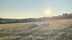 Na Toužimsku havaroval větroň. Pilot pád letadla nepřežil