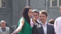 VIDEO: Miss Váchová odhalila koně. Hledá se jméno pro náměstí