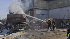 Požár hydraulického nakladače způsobil škodu za 7 milionů korun