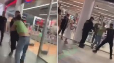 VIDEO: Rvačku ochranky s tátou kvůli roušce musela sledovat malá dcera