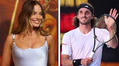 Tsitsipas pozval Margot Robbie do své lóže. Slavná herečka ale nepřišla