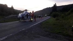 Tragická nehoda na Vsetínsku! Zasahovaly dva vrtulníky