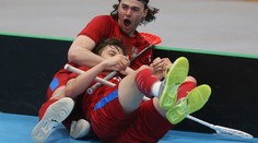 Lvi žerou první! TAKHLE čeští florbalisté slavili titul mistrů světa