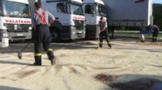 Kvůli vandalovi vytekly z kamionů stovky litrů nafty