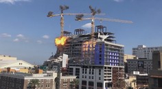 V New Orleans zazněly výbuchy! Po hotelu, kde zemřeli 3 lidé, šly k zemi i jeřáby
