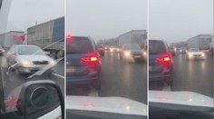 Kvůli nehodě se D8 zastavila, řidiči měli odjíždět záchranářskou uličkou!