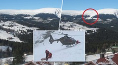 Záchranáři turisty pod lavinou v Krkonoších nenašli, ale vrátí se