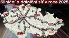MAPA nových SILNIC A DÁLNIC! Tohle všechno chtějí dostavět!