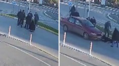 VIDEO: Ženu srazilo na přechodu auto. Při čekání na sanitku ji srazilo další