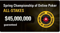 Spring Championship of Online Poker 2010 v plném proudu!