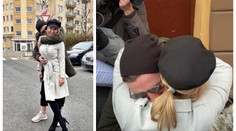 Už slaví! Řepka Kristelové vyznal lásku, pak si přiťukli šampaňským