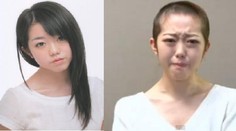 Japonská popová hvězda si oholila hlavu za trest, že spala s klukem