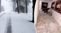 Itálii zpustošily kroupy, Korsika a Chorvatsko jsou pod sněhem