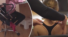 Takhle vypadají rizikové polohy u počítače! Děti při nich trpí bolestmi