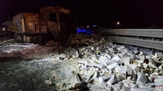 Hromadná nehoda uzavřela D46, doprava kolabovala i v objížďkách