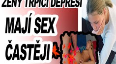 Čím větší deprese, tím více sexu
