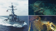 Oceán ukrýval americký křižník, kde zemřelo 600 vojáků. VIDEO