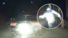 Cizinec problikával hlídku, policii se snažil vytlačit ze silnice! VIDEO