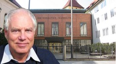 Univerzitní profesor agituje mezi studenty a kolegy. Chce do europarlamentu