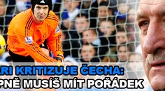 Gólman Čech pod palbou trenéra Scolariho