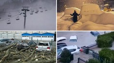 Evropu drtí silný vítr a sníh! V Itálii zavřeli školy, Němci se bojí vody