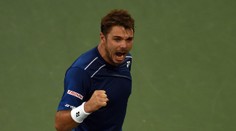 Švýcarský tenista Wawrinka slaví, na party pozval imaginární kámoše