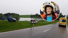 Po nehodě šel zraněný bosý hoch pro pomoc! Má obdiv hasičů i záchranářů