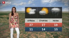Pomalu se začíná zase otepolovat, dnes bude až 27 °C