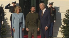 Zelenskyj jednal v  USA. Senátory se ještě snaží přesvědčit o podpoře Ukrajiny