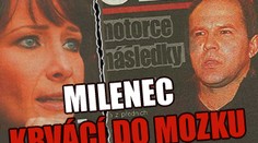 Šinkorová na dně: milenec krvácí do mozku