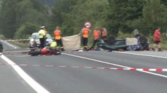 Tragická nehoda na Plzeňsku: Zahynula řidička a motorkář
