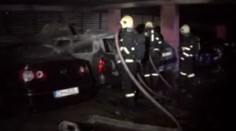Zábavní centrum Babylon zachvátil požár. Shořelo několik aut