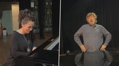 VIDEO: Lucie Bílá sedla za klavír a děly se věci. Malásek zpěvačku parodoval